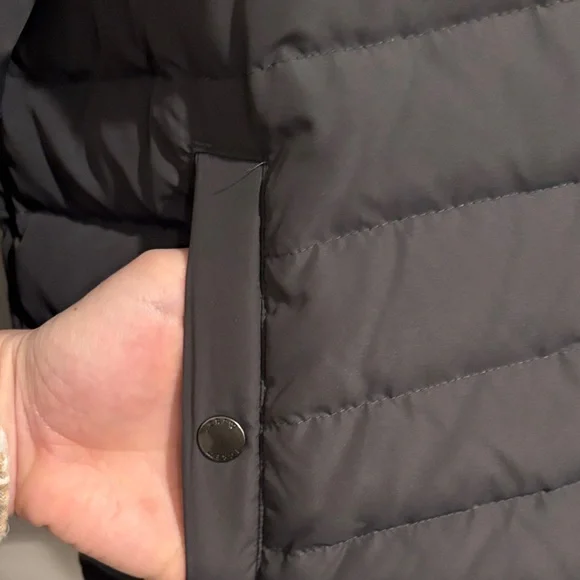 J. Crew Men's Charcoal Puffer Jacket - Picture 5 of 6